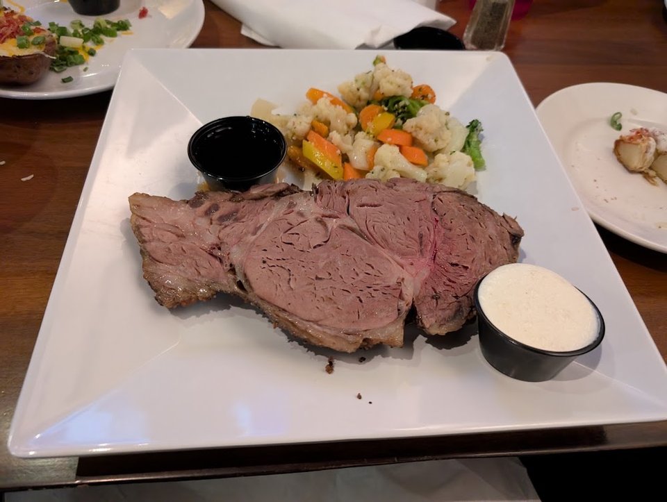 Casual dining menu with grill specials.